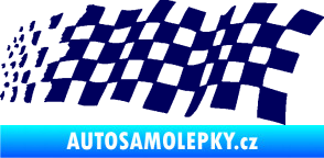 Samolepka Šachovnice 083 tmavě modrá