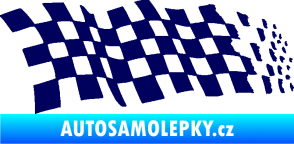 Samolepka Šachovnice 084 tmavě modrá