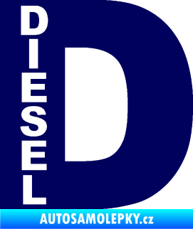 Samolepka Samolepka na víčko od nádrže 010 diesel tmavě modrá