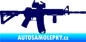 Samolepka Samopal 003 pravá tmavě modrá