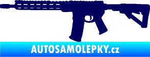 Samolepka Samopal 007 levá tmavě modrá