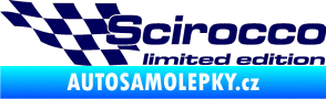 Samolepka Scirocco limited edition levá tmavě modrá