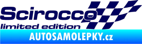 Samolepka Scirocco limited edition pravá tmavě modrá