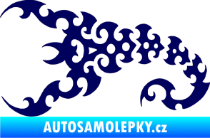 Samolepka Štír 015 levá tmavě modrá