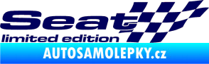Samolepka Seat limited edition pravá tmavě modrá