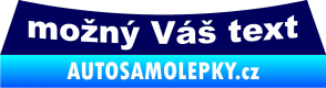 Samolepka Škoda Rapid - zadní tmavě modrá