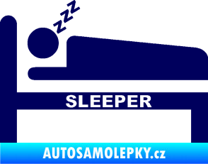 Samolepka Sleeper tmavě modrá