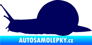Samolepka Šnek 001 levá tmavě modrá