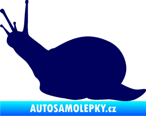 Samolepka Šnek 002 levá tmavě modrá