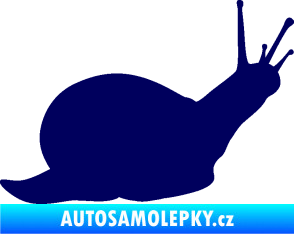 Samolepka Šnek 002 pravá tmavě modrá