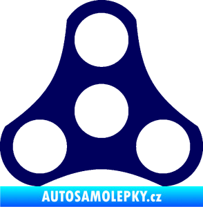 Samolepka Spinner tmavě modrá