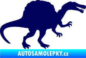 Samolepka Spinosaurus 001 pravá tmavě modrá