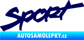 Samolepka Sport 001 tmavě modrá