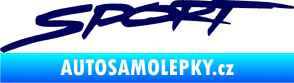 Samolepka Sport 002 tmavě modrá