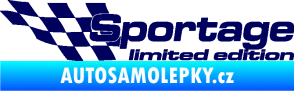 Samolepka Sportage limited edition levá tmavě modrá