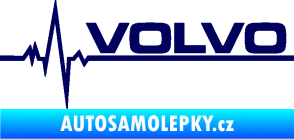 Samolepka Srdeční tep 037 pravá Volvo tmavě modrá