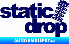 Samolepka Static drop 001 JDM styl švestkově modrá