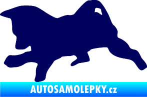 Samolepka Štěňátko 002 levá německý ovčák švestkově modrá