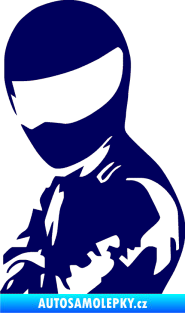Samolepka Stig levá tmavě modrá