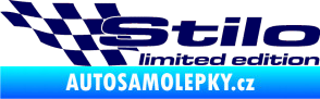 Samolepka Stilo limited edition levá tmavě modrá