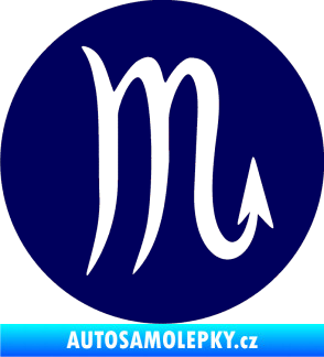 Samolepka Štír 001 - horoskop tmavě modrá