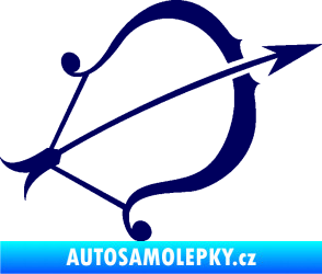 Samolepka Střelec 002 pravá tmavě modrá