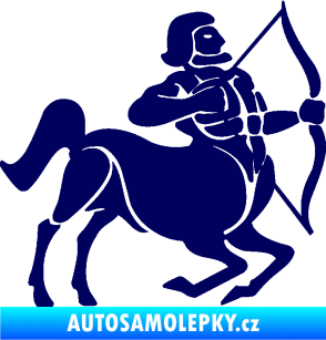 Samolepka Střelec 004 pravá tmavě modrá