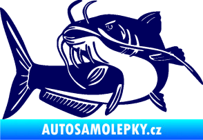 Samolepka Sumec 001 levá tmavě modrá