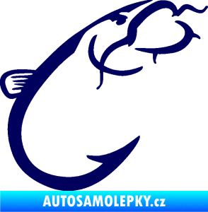 Samolepka Sumec 003 pravá tmavě modrá