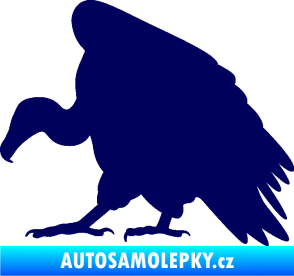 Samolepka Sup 001 levá tmavě modrá