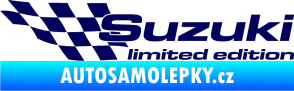 Samolepka Suzuki limited edition levá tmavě modrá