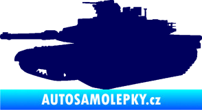 Samolepka Tank 002 levá M1 Abrams tmavě modrá