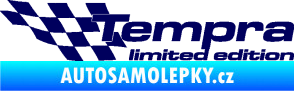 Samolepka Tempra limited edition levá tmavě modrá