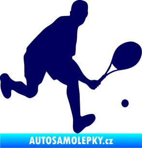 Samolepka Tenista 007 pravá tmavě modrá