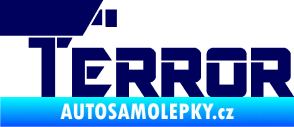 Samolepka Terror kamera tmavě modrá