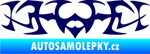 Samolepka Tetování 047 tmavě modrá