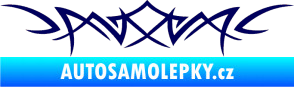 Samolepka Tetování 068 tmavě modrá