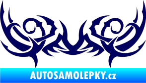 Samolepka Tetování 085 tmavě modrá