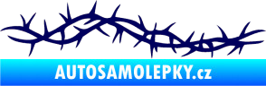 Samolepka Tetování 185 trny tmavě modrá