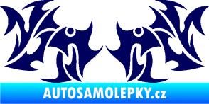 Samolepka Tetování 194 tmavě modrá