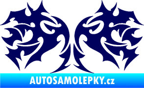 Samolepka Tetování 197 tmavě modrá