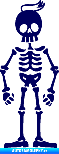 Samolepka The Bone Family Táta tmavě modrá