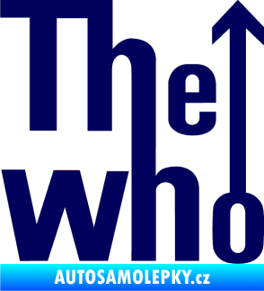 Samolepka The Who tmavě modrá