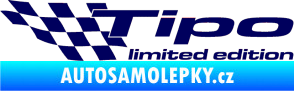 Samolepka Tipo limited edition levá tmavě modrá