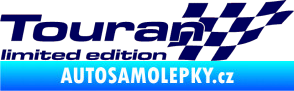 Samolepka Touran limited edition pravá tmavě modrá