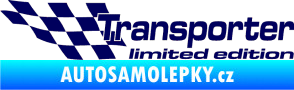 Samolepka Transporter limited edition levá tmavě modrá