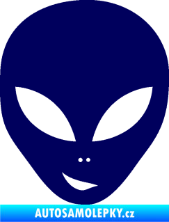 Samolepka UFO 003 levá tmavě modrá