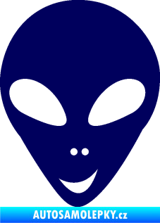 Samolepka UFO 004 levá tmavě modrá