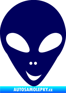 Samolepka UFO 004 pravá tmavě modrá