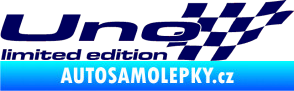 Samolepka Uno limited edition pravá tmavě modrá